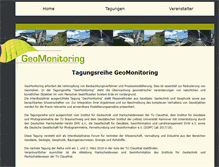 Tablet Screenshot of geo-monitoring.org